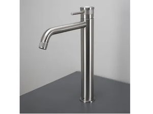 RÉTRO 0481120X - High stainless steel washbasin mixer _ Super Inox